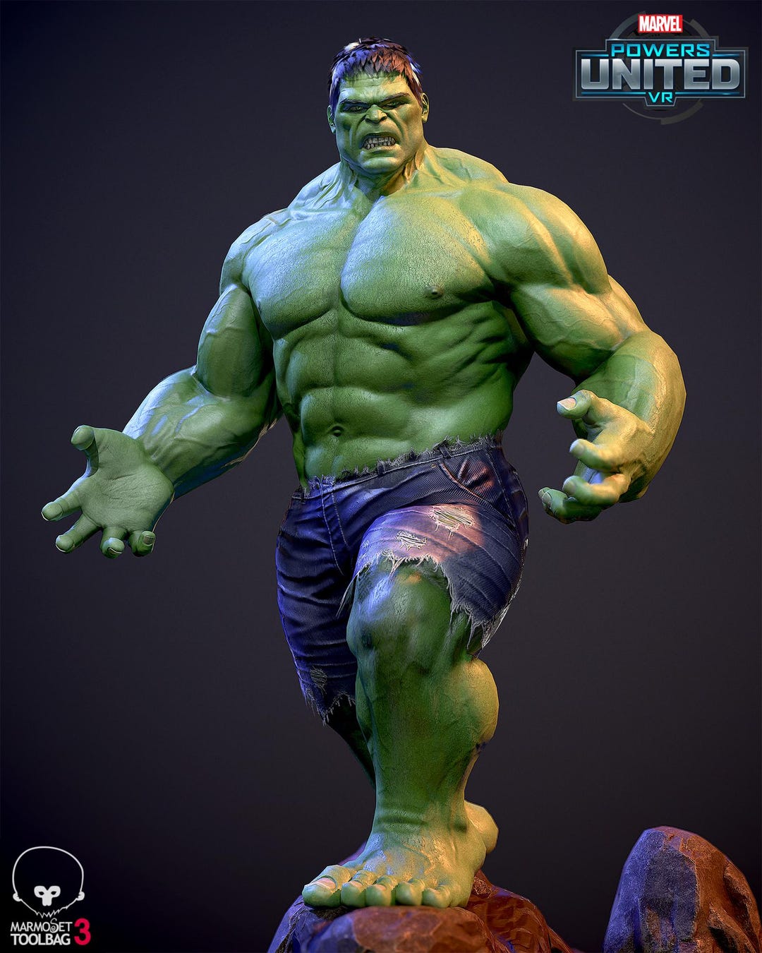 The Hulk Marvel Rivals 12k High Detail Hand-painted Resin Statue Figure ...