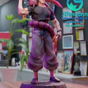 Toji Fushiguro Jujutsu Kaisen Collectible 12k High Detail Hand-Painted Resin Statue Figure Gift (UNASSEMBLE)