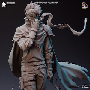 Sung Jin-Woo Solo Leveling Combo Collectible 12k High Detail Hand-Painted Resin Statue Figure Gift (UNASSEMBLE)