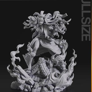 Nezuko Demon Slayer Collectible 12k High Detail Hand-Painted Resin Statue Figure Gift (UNASSEMBLE)