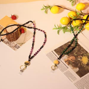 Extendable Practical Bead Lanyard,Personalized Lanyard,Teacher Gift,Wood Bead Lanyard,Beaded Badge Accessory,Id Lanyard for Teachers Nurse