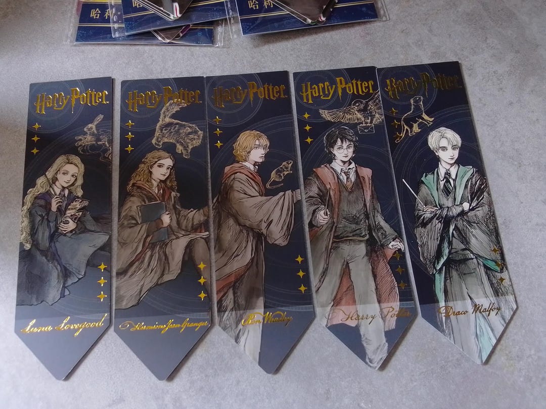 Set of 5 Wizard Bookmarks - Etsy