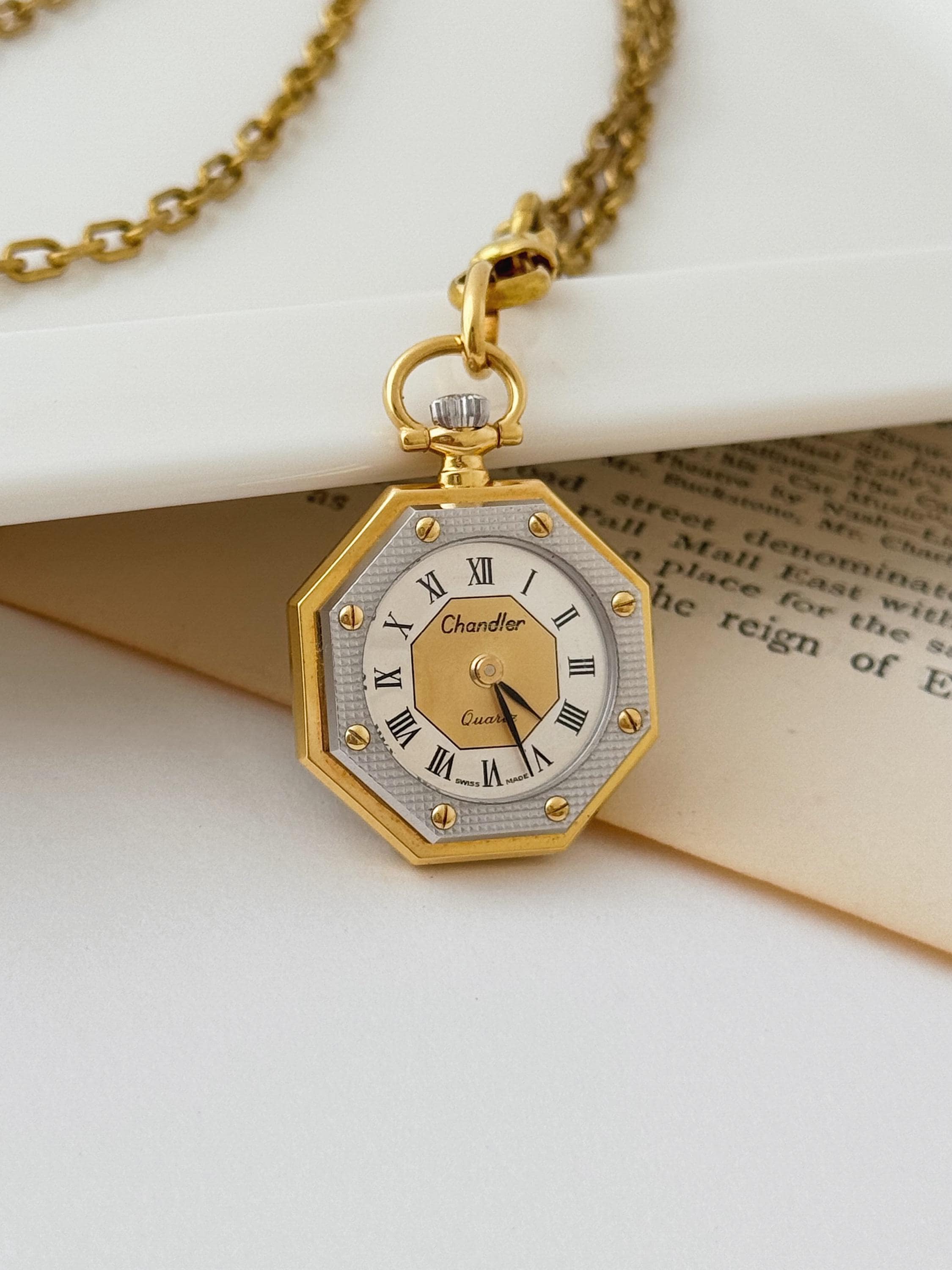 Chandler watch - Etsy 日本 【B6/20-Y KA47】☆Chandler/チャンドラー 