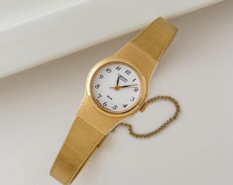 Vintage Seiko Ladies Watch 17 Jewels, Manual Wind Gold Tone, Japan