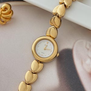 &quot;Citizen Fill Goldfarbene Uhr, &quot;&quot;Citizen Fill&quot;&quot; - Vintage-Armbanduhr, Vintage-Damenarmbanduhr, Damenuhr, Japan, zierliche Uhr.&quot;