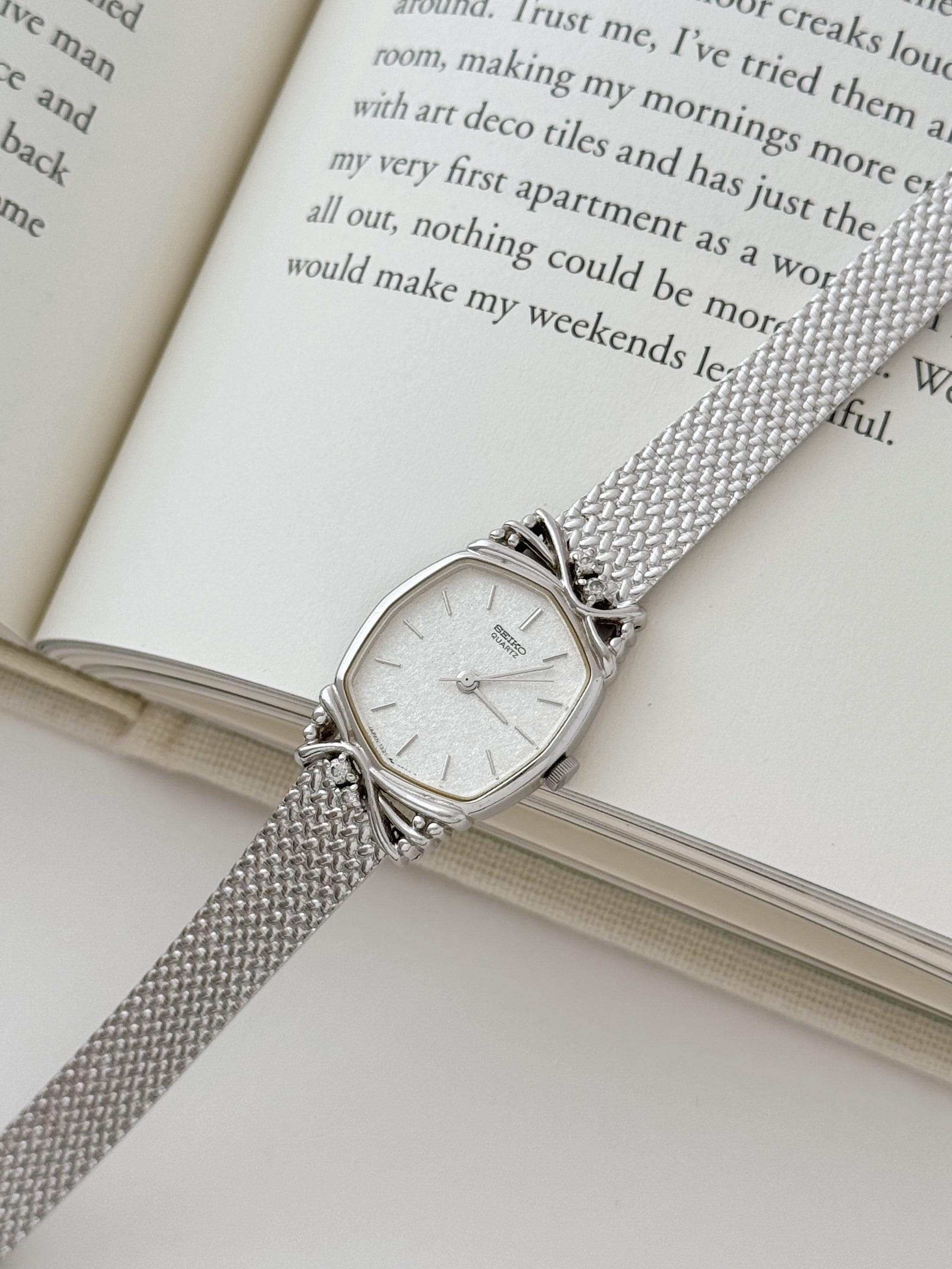 Vintage silver seiko watch women - Etsy 日本