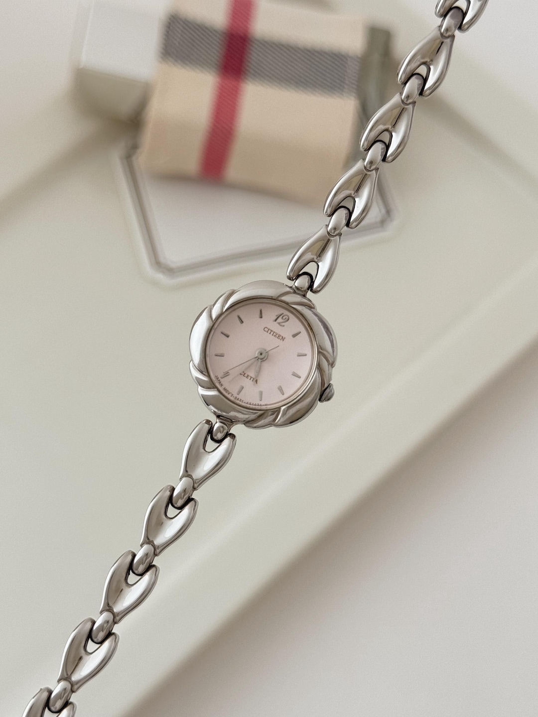 Vintage Citizen Cletia Silver Tone Bracelet Watch, Vintage Women