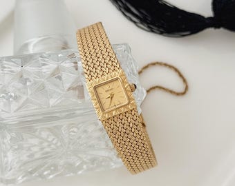 SEIKO セイコー Exceline 7320-6520 クォーツ 腕時計 Vintage Seiko Exceline 7320 6520 Roman Numeral Dial Lady