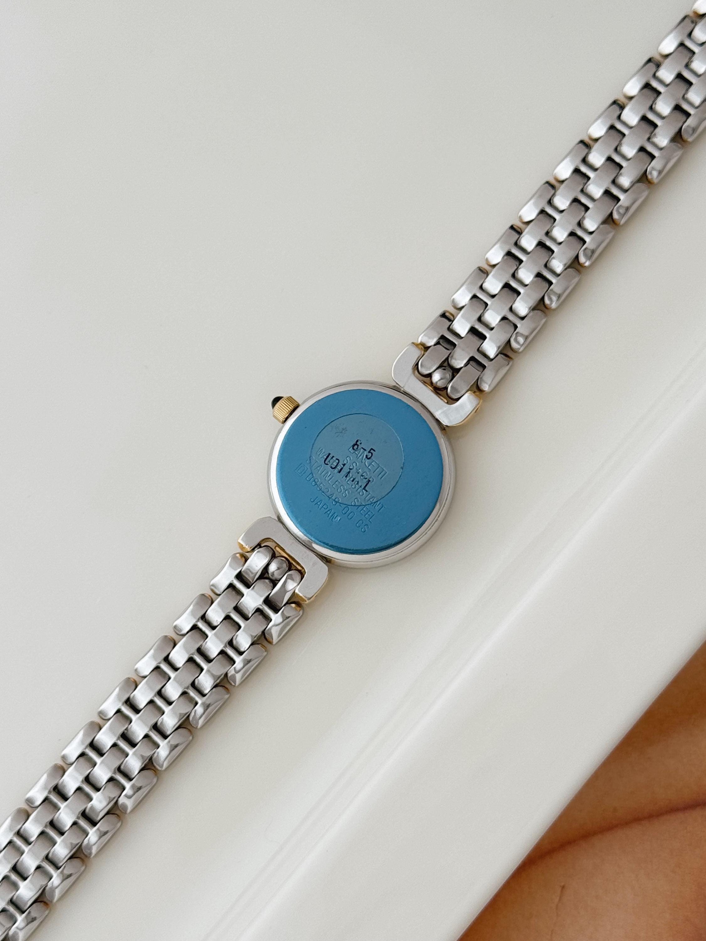 Vintage Lancetti Milano Two-tone Bracelet Watch, Vintage Women's
