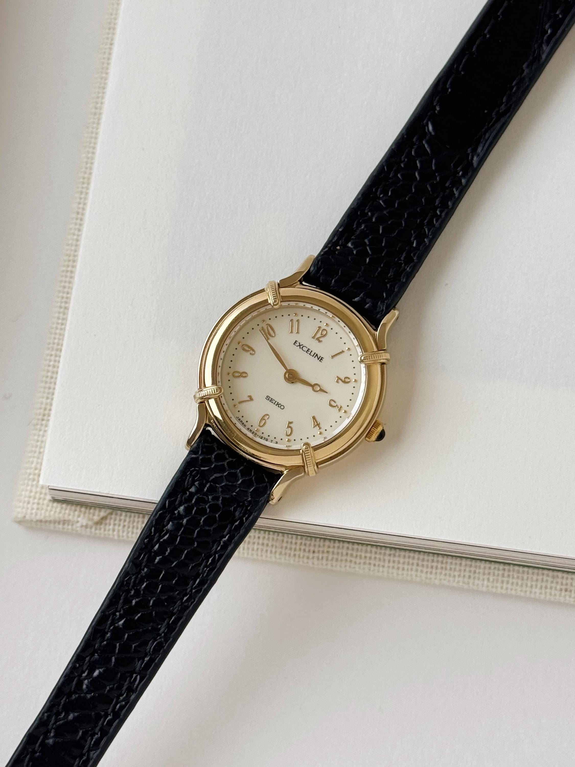 Seiko Women Gold Exceline - Etsy