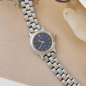 Seiko Lucent Two Tone Watch, Vintage Seiko Watch, Vintage Women&#39;s Wristwatch, Seiko Japan