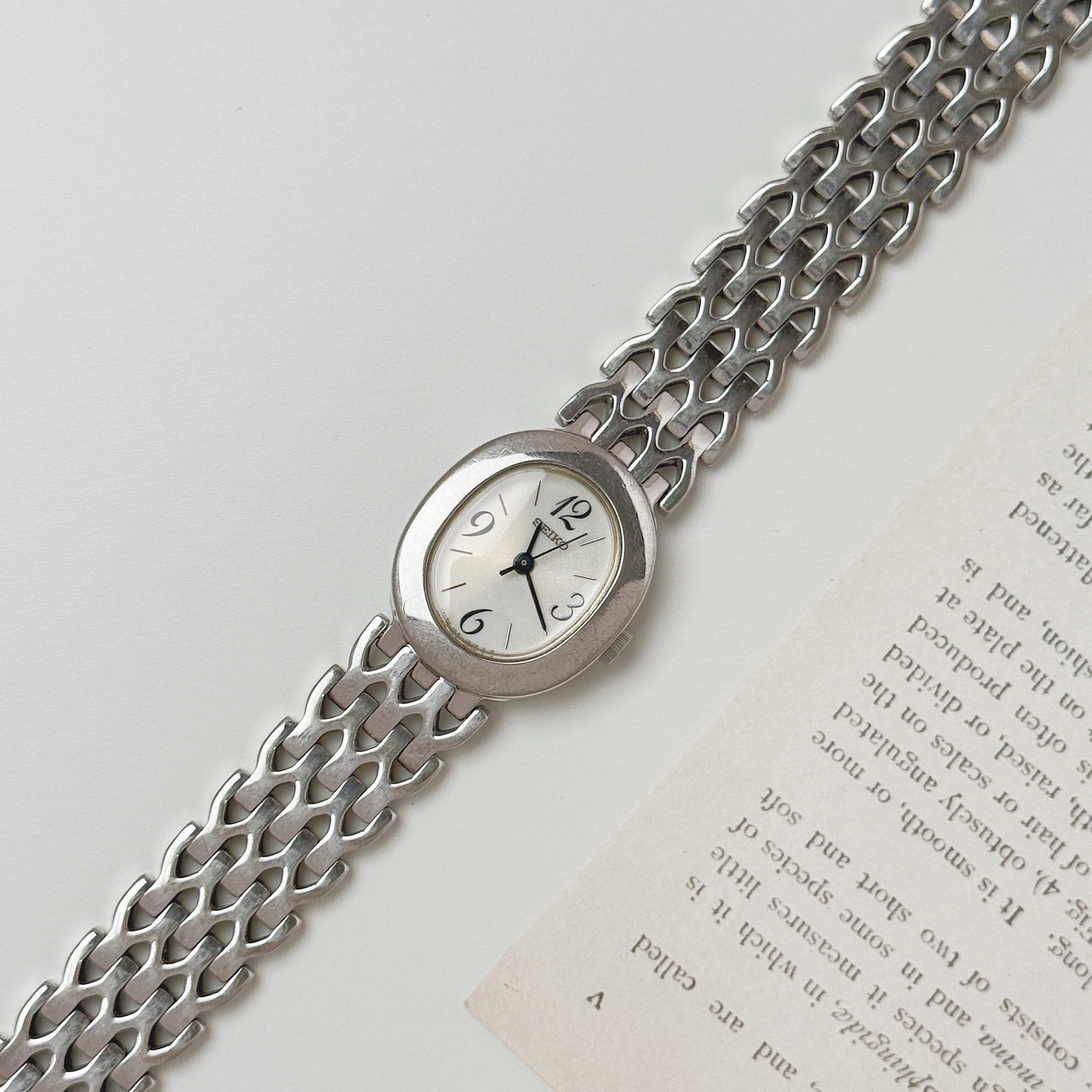 Vintage silver seiko watch women - Etsy 日本