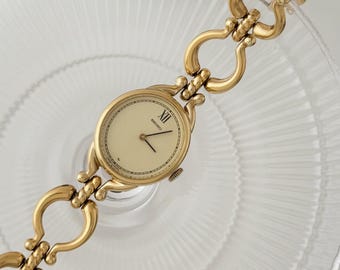 Vintage Seiko Ladies Watch 17 Jewels, Manual Wind Gold Tone, Japan