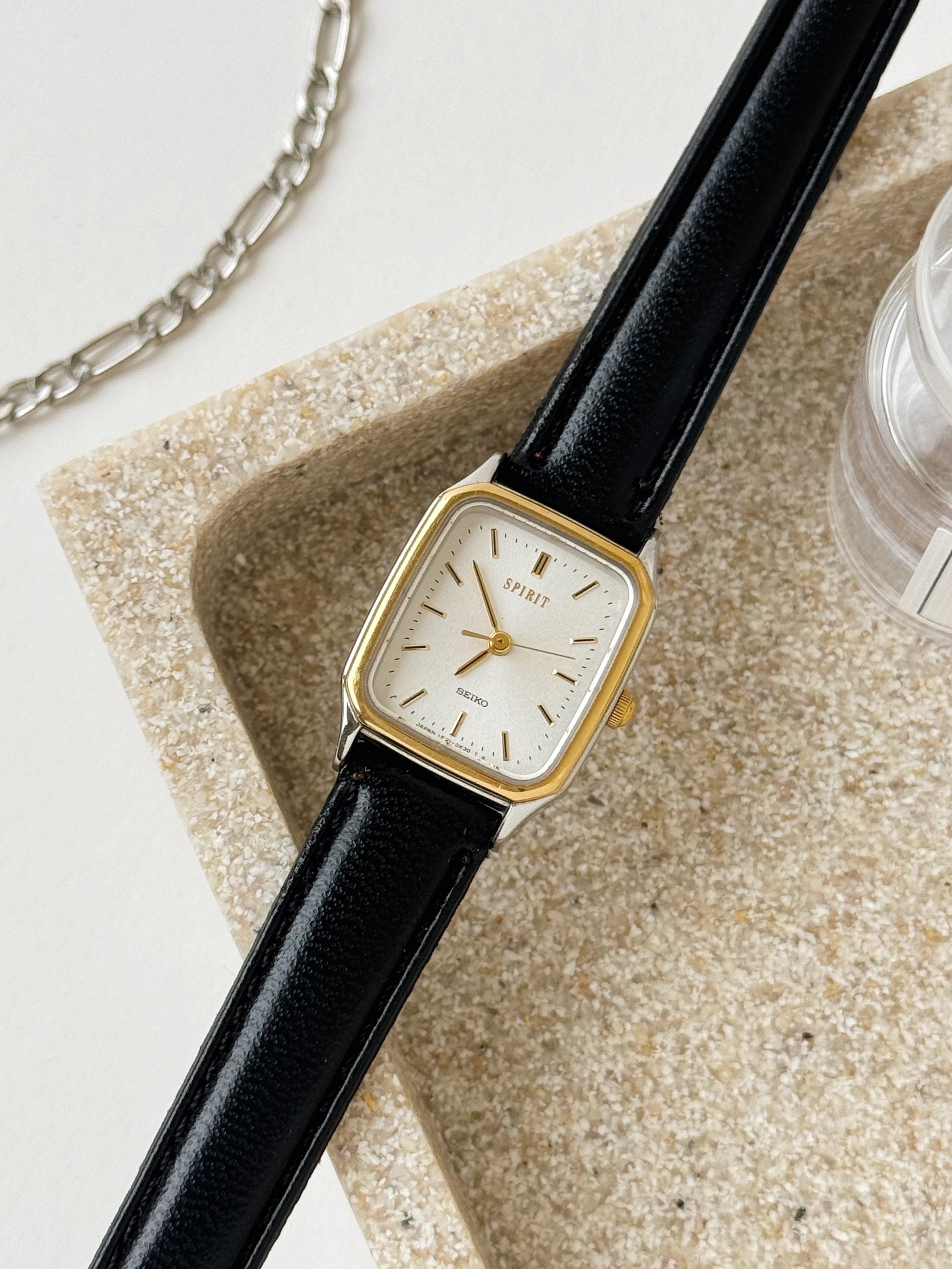 Vintage seiko tank SPRIT 1994年製 Seiko Tank Spirit - Etsy