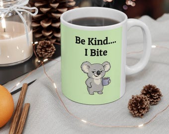 Funny Koala Mug With Koala Sassy Jokey Coffee Cup with Cheeky Koala Sarcastic Animal Mug Gift for Koala Lover Gift With Aussie Theme Gift