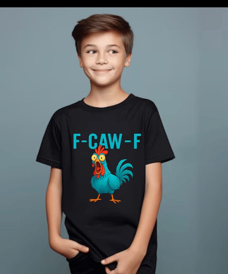 F-caw-f Chicken Funny PNG SVG Bundle, Crazy Rooster Meme Png Screaming ...