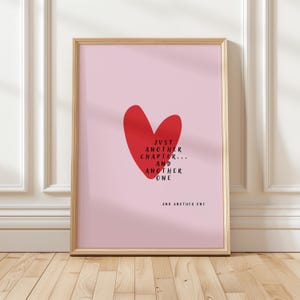 Mais um Capítulo - Arte de Parede | Pôster para Amantes de Livros | Decoração Dopamina