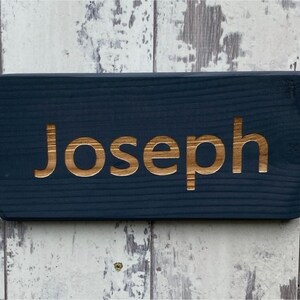 Personalised Name Plaque. Gift for Christmas, Stocking filler. FREE DELIVERY image 2