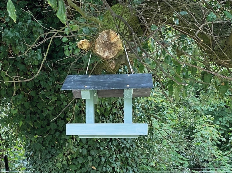 Hanging Bird Table, Christmas Gift. Help the birds this winter. image 4