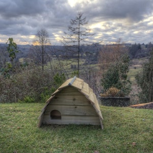 Deluxe Hedgehog House, A Fathers Day gift. FREE DELIVERY image 3