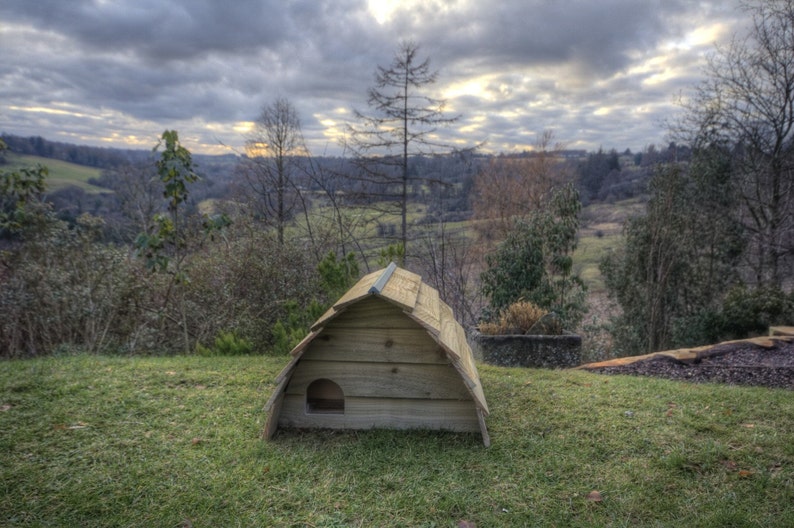 Deluxe Hedgehog House, A Fathers Day gift. FREE DELIVERY image 3