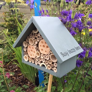 a personalised bee hotel
