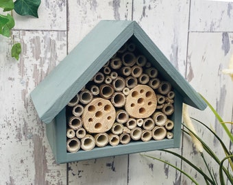 The perfect gift for Mothers Day, Bee Hotel, Bee House, Large, in 'Wild Thyme'. Can be personalised. FREE DELIVERY!