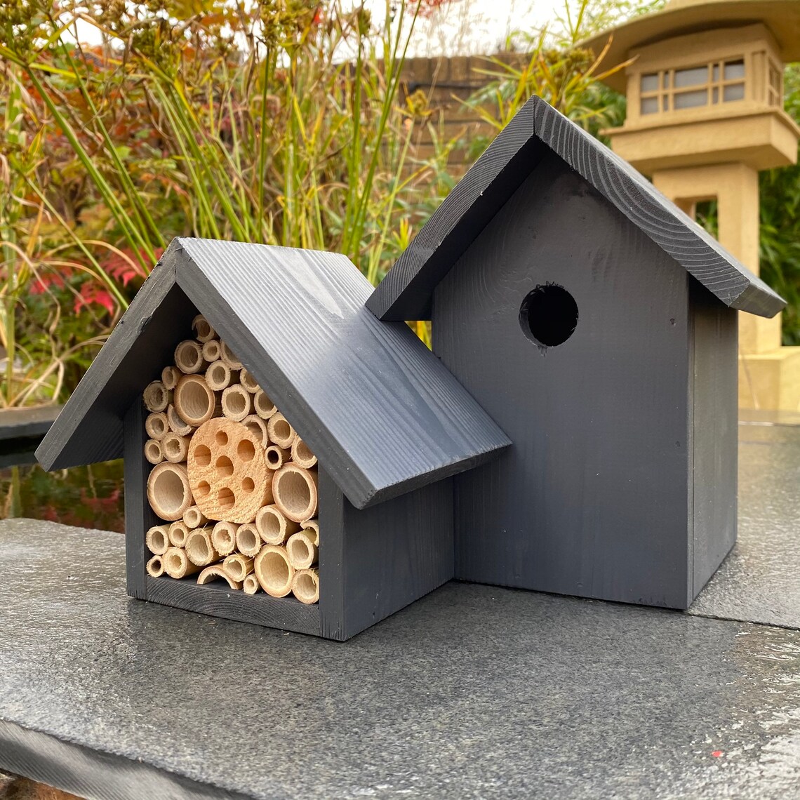 The Birds and the Bees Bird Box & Mason Bee House Bee House Etsy