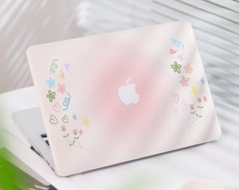 Pastel Graffiti Case Macbook Pro 13 inch Case | Hard Laptop Case for Macbook Air 13/11 Pro 13/14/15/16 2023 2024 M2 2025 | Laptop Case Cover