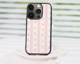 Pink Stripes iPhone Case, iPhone 16/15/14 Plus Pro/Pro Max, iPhone 16/15/14 Case, iPhone 11 Pro Case, iPhone 13 Case, iPhone 12 Case, Cover