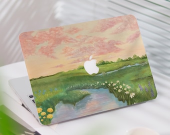 Oil Painting Macbook Pro 13 inch Case | Hard Laptop Case for Macbook Air 13/11 Pro 13/14/15/16 2023 2024 M2 2025 | Laptop Case Cover
