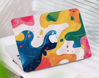 Rainbow Painted Case Macbook Pro 13 inch Case | Hard Laptop Case for Macbook Air 13/11 Pro 13/14/15/16 2023 2024 M2 2025 | Laptop Case Cover