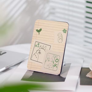 My Neighbor Totoro Kindle Paperwhite Hülle 1/2/3/4, Kindle 2022, Kindle 10/11 Hülle, doppelseitiger Druck Kindle Hülle mit Handschlaufe