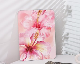 Pink Flowers iPad Case,Case for iPad 9.7 Inch 10.2 Inch 10.9 Inch 12.9 Inch, iPad Air 11/13 Pro 2022/2024 iPad mini 4/6,New iPad Case