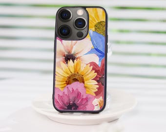 Flowers iPhone Case, iPhone 16/15/14 Plus Pro/Pro Max, iPhone 16/15/14 Case, iPhone 11 Pro Case, iPhone 13 Case, iPhone 12 Case, Cover