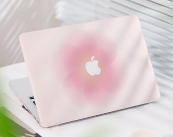 Pink Smudge Case Macbook Pro 13 inch Case | Hard Laptop Case for Macbook Air 13/11 Pro 13/14/15/16 2023 2024 M2 2025 | Laptop Case Cover