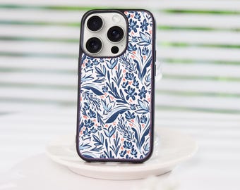 Retro Flowers iPhone Case, iPhone 16/15/14 Plus Pro/Pro Max, iPhone 16/15/14 Case, iPhone 11 Pro Case, iPhone 13 Case, iPhone 12 Case, Cover