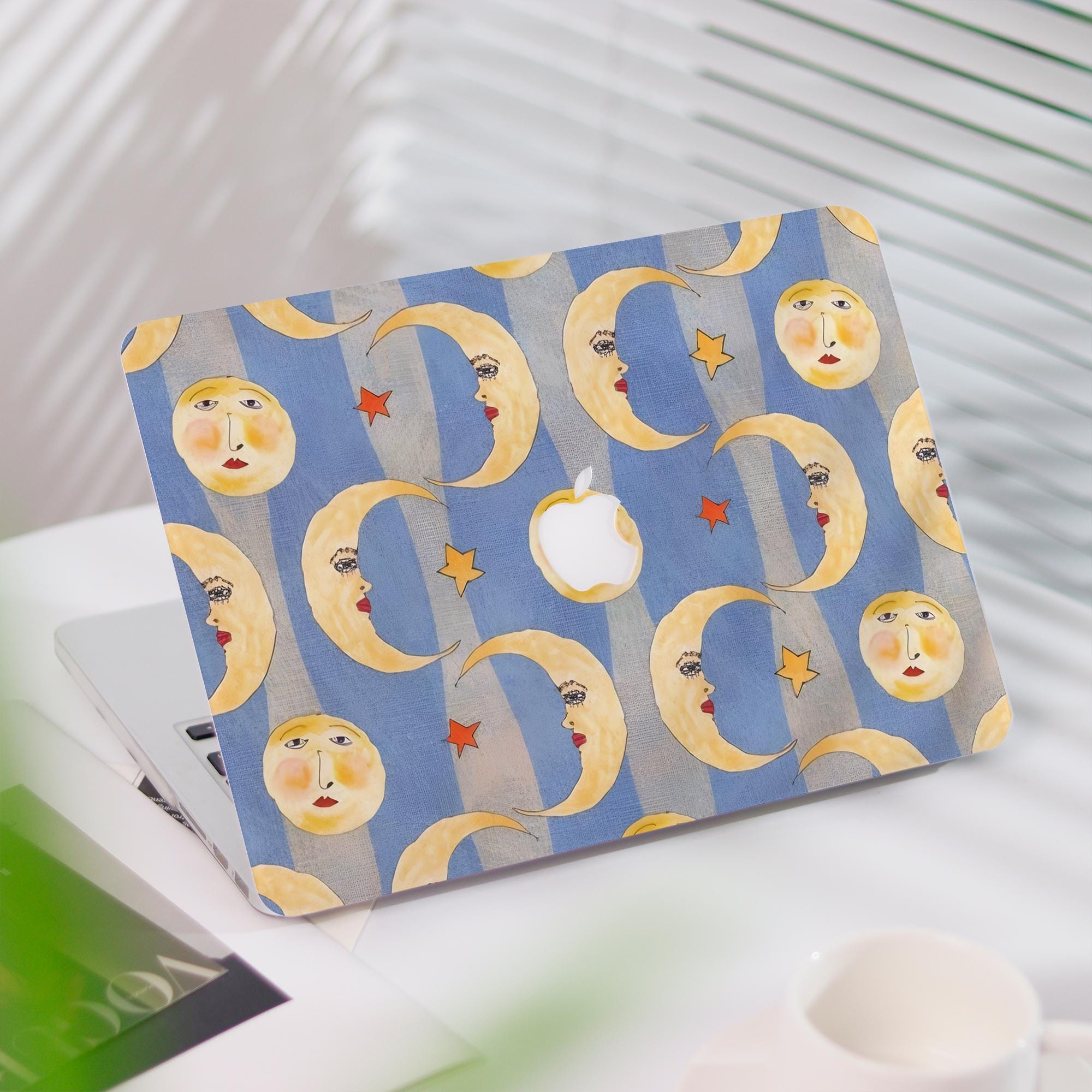 Sun Moon Stars Case Macbook Pro 13 inch Case | Hard Laptop Case for Macbook Air 13/11 Pro 13/14/15/16 2023 2024 M2 2025 | Laptop Case Cover