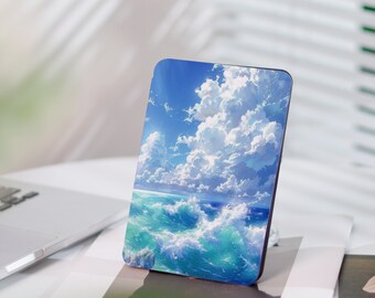 Blue Elements Kindle Case, Kindle Paperwhite Case 1/2/3/4, Kindle 2022，Kindle 10/11 Case, Double Sided Printing Kindle Case with Hand Strap