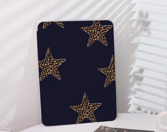 Leopard Stars iPad Case,Case for iPad 9.7 Inch 10.2 Inch 10.9 Inch 12.9 Inch, iPad Air 11/13 Pro 2022/2024 iPad mini 4/6,New iPad Case