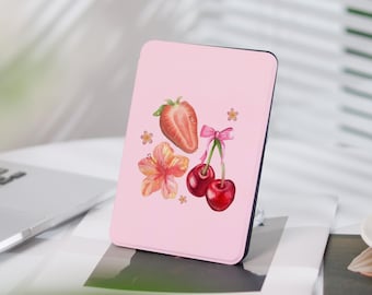 Pink Collage Case, Kindle Paperwhite Case 1/2/3/4, Kindle 2022，Kindle 10/11 Case, Double Sided Printing Kindle Case with Hand Strap