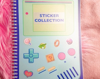 Sticker Collection Book - Game Boy Theme - B5 50 Sheets