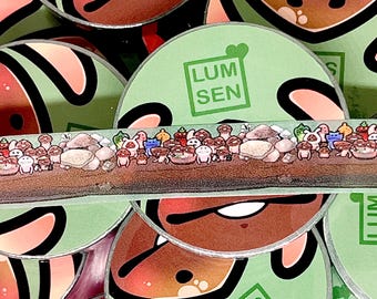Mushroom Garden Washi Tape (1.5 cm x 10m)