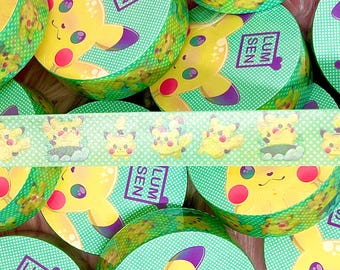 Pika Electric Mouse Yellow Game Washi Tape (1.5 cm x 10m)