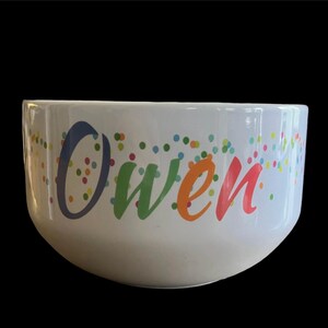 Personalized Bowl