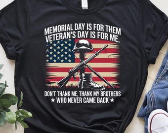 Memorial Day Veteran T-Shirt Design, Patriotic Image (Digital Download)