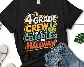 4th Grade Crew PNG, Back To School Design (Digital Download)