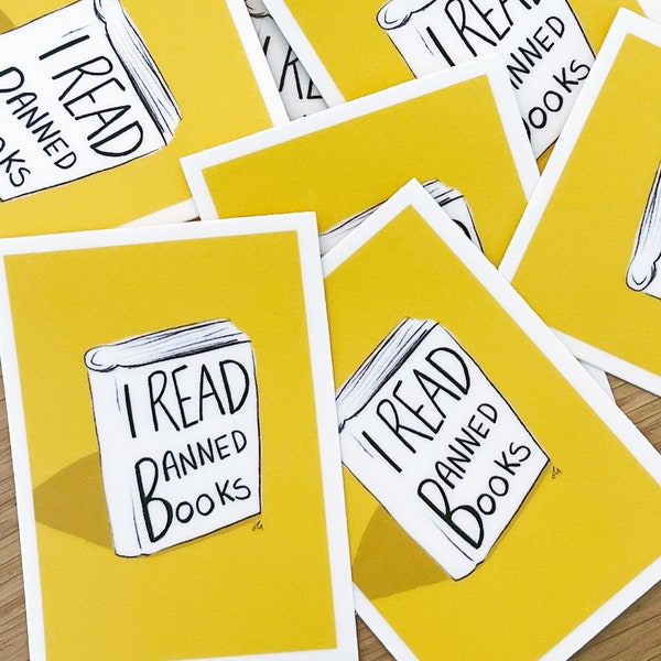 I Read Banned Books -  Sticker or Magnet