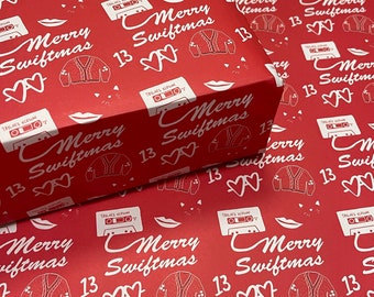Merry Swiftmas Wrapping Paper Sheets (4 Pieces)
