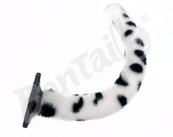 Dalmatian Show Tail Harness – Super Motion Spotted Faux Fur